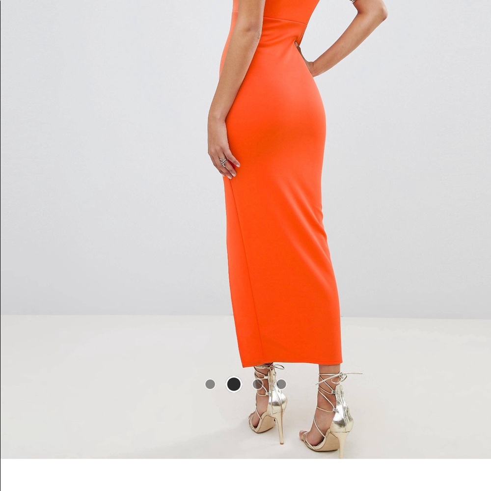 ASOS Scuba Orange Dress